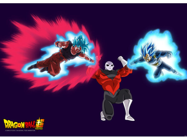 Fotomural Dragon Ball Goku y Vegeta vs Jiren diseño