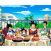 Fotomural Dragon Ball Z Comida frontal frontal