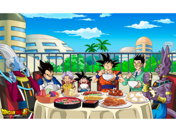 Fotomural Dragon Ball Z Comida frontal frontal