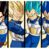 Fotomural Dragon Ball Transformaciones Vegeta frontal