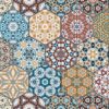 Alfombra PVC Mosaico Hexagonal Ornamental