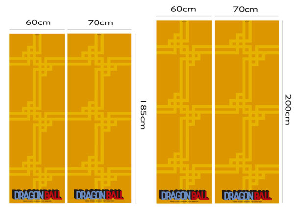 Vinilo para Frigorífico Dragon Ball Super cuadros medidas