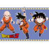 Pegatina pared Dragon Ball Classic Goku Krilin y Gohan medidas