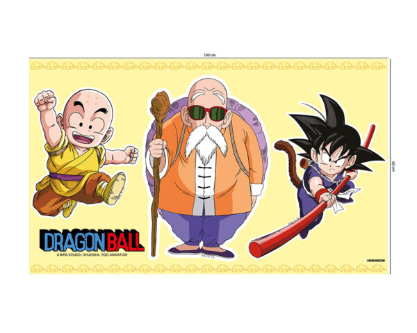 Pack de pegatinas Dragon Ball Personajes medidas