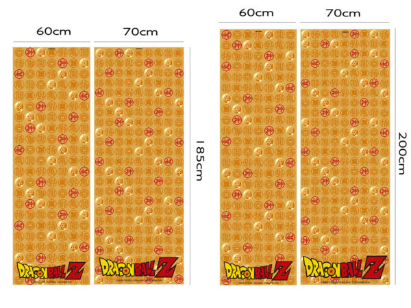 Vinilo para Frigorífico Dragon Ball Classic medidas