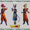 Pegatinas vinilo Dragon Ball Super diseño