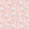 Papel Pintado Flor de Loto Salmon