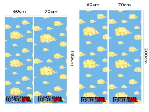 Vinilo para Frigorífico Dragon Ball Classic Nubes Medidas