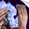 Fotomural Dragon Ball Goku vs Jiren colocado