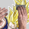 Pegatina pared Dragon Ball Z Goku Super Saiyan colocacion