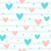 Papel Pintado Corazones Infantil