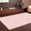 Alfombra PVC Flor De Loto Rosa