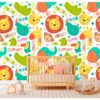 Papel Pintado Animales Infantil