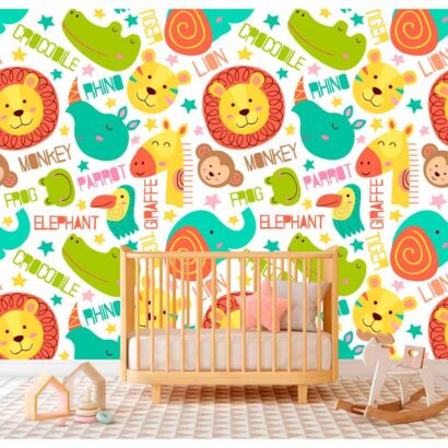 Papel Pintado Animales Infantil