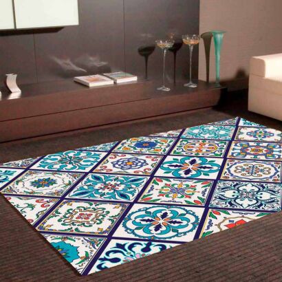 Alfombra PVC Mosaico Tipo Azulejo