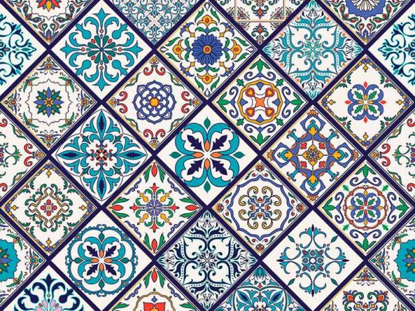 Alfombra PVC Mosaico Tipo Azulejo