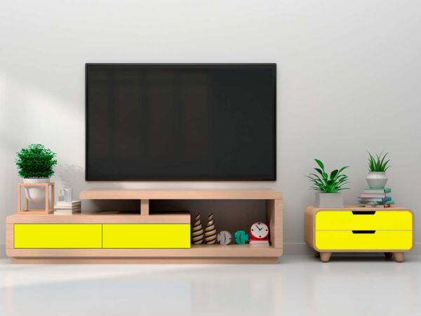 Vinilo Decorativo Mueble Amarillo