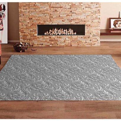 Alfombra PVC Grabado Gris