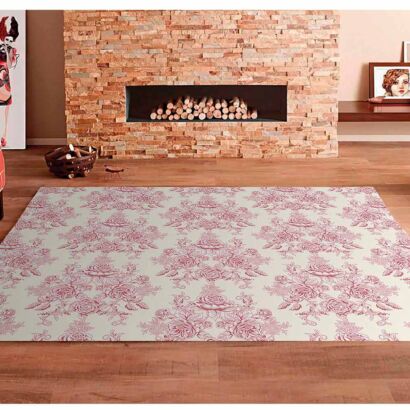 Alfombra PVC Rosas Sencillas.