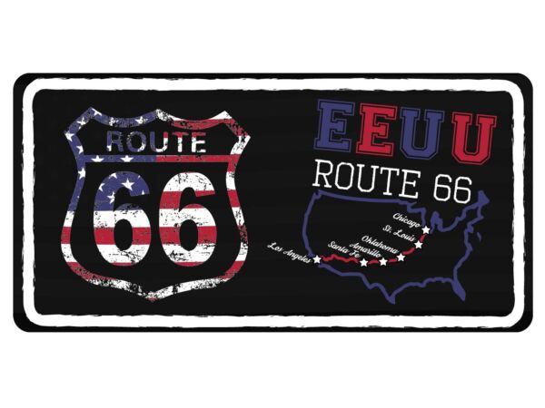 Matrícula Americana Ruta 66