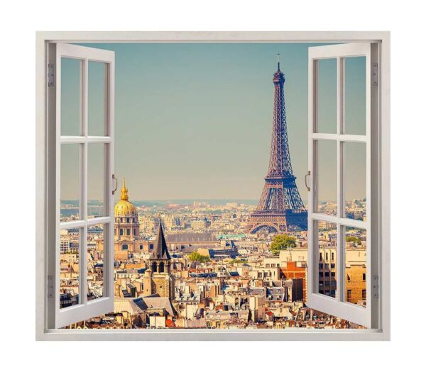 Vinilo ventana Paris