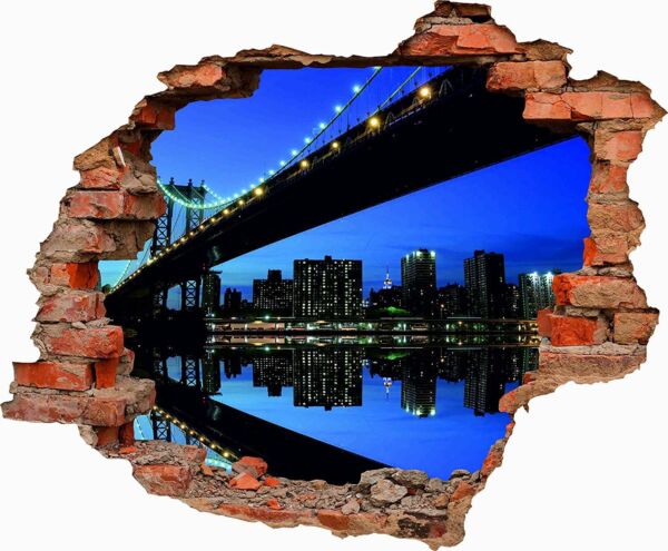 Vinilo Agujero Puente Brooklyn
