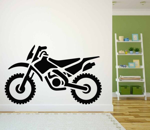 Vinilo decorativo moto trial