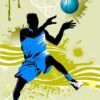 Vinilo Decorativo Jugador de Baloncesto