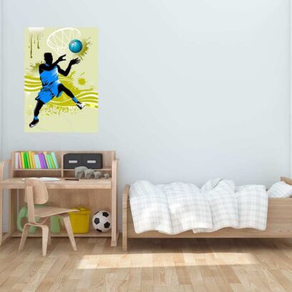 Vinilo Decorativo Jugador de Baloncesto