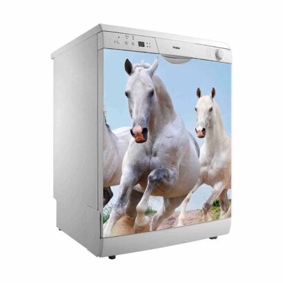 Vinilo para Lavavajillas Caballo Blanco