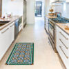 Alfombra vinílica cocina azulejos estilo árabe