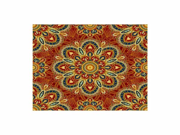 Alfombra PVC Abstracción Ornamental Diseño
