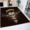 Alfombra PVC Calavera Rosas