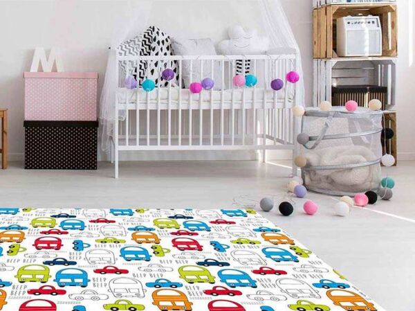 Alfombra PVC Infantil Coches Beep