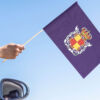 Bandera con palo Jaén Capital