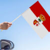 Bandera con palo Lahiguera