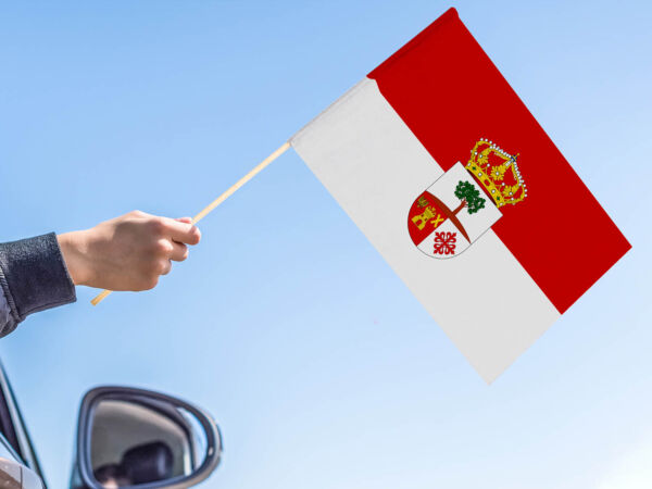 Bandera con palo Lahiguera