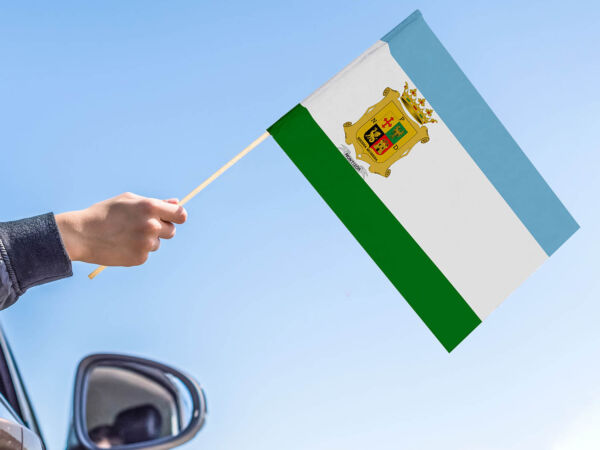 Bandera con palo Montizón