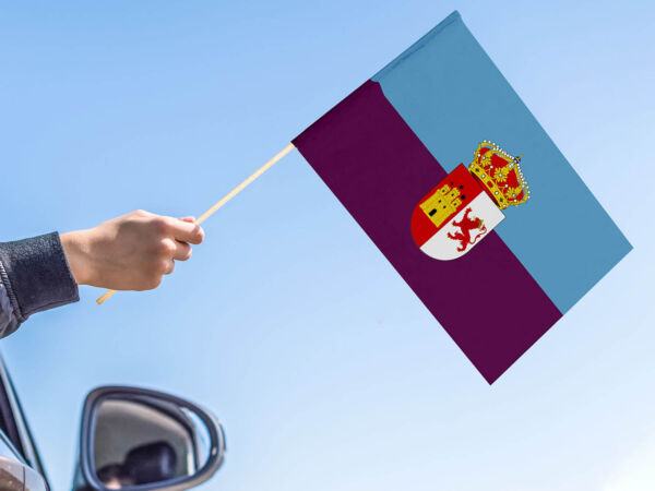 Bandera con palo Pegalajar