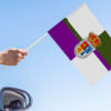 Bandera con palo Porcuna