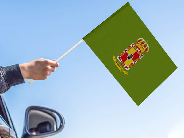 Bandera con palo provincia Jaén