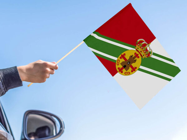 Bandera con palo Torredonjimeno