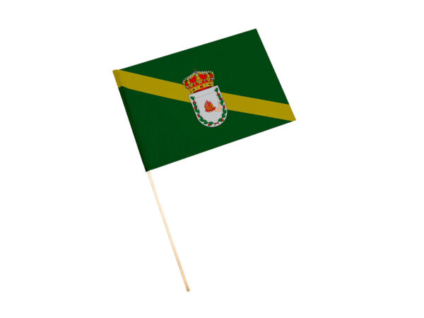 Bandera con palo Aldeaquemada