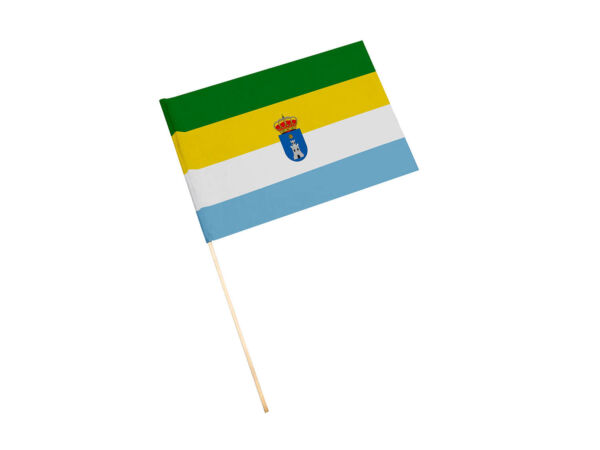 Bandera con palo Cazalilla