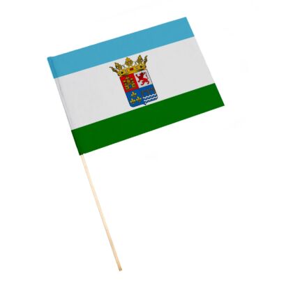 Bandera con palo Guarromán