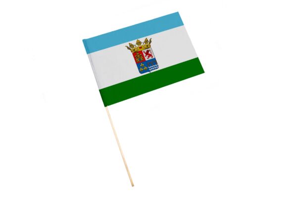 Bandera con palo Guarromán