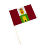 Bandera con palo Higuera de Calatrava