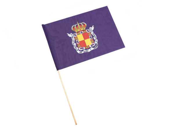 Bandera con palo Jaén Capital