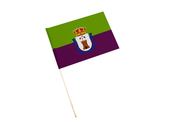 Bandera con palo Mancha Real