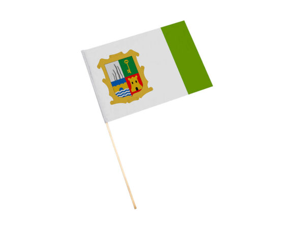 Bandera con palo Marmolejo
